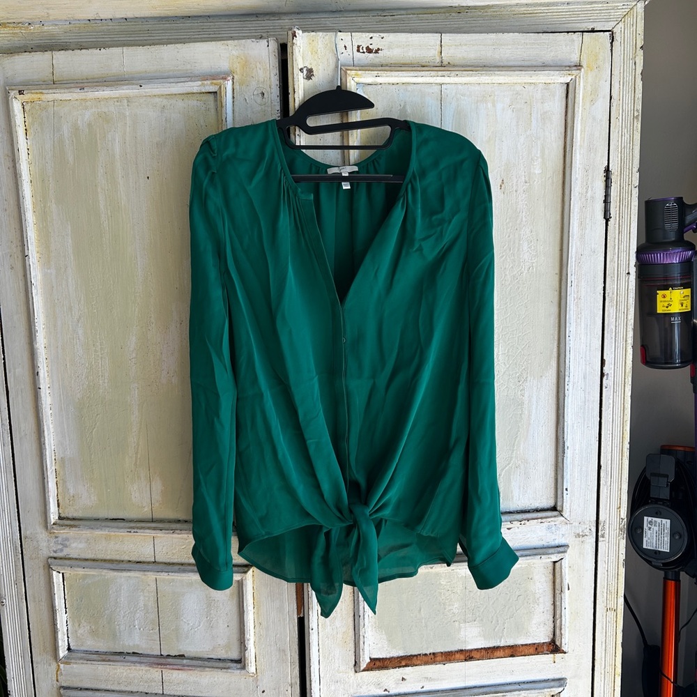 Joie Emerald Green Blouse